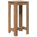 Miniatyrbillede 3 af 11: vidaXL barbord 51x50x103,5 cm konstrueret træ gammelt trælook