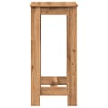 Miniatyrbillede 6 af 11: vidaXL barbord 51x50x103,5 cm konstrueret træ gammelt trælook
