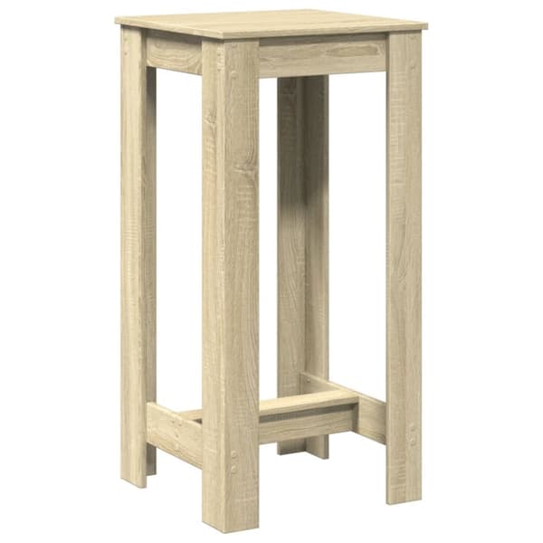 vidaXL barbord 51x50x103,5 cm konstrueret træ sonoma-eg