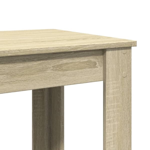 vidaXL barbord 51x50x103,5 cm konstrueret træ sonoma-eg