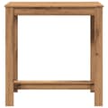 Miniatyrbillede 5 af 11: vidaXL barbord 102x50x103,5 cm konstrueret træ gammelt trælook