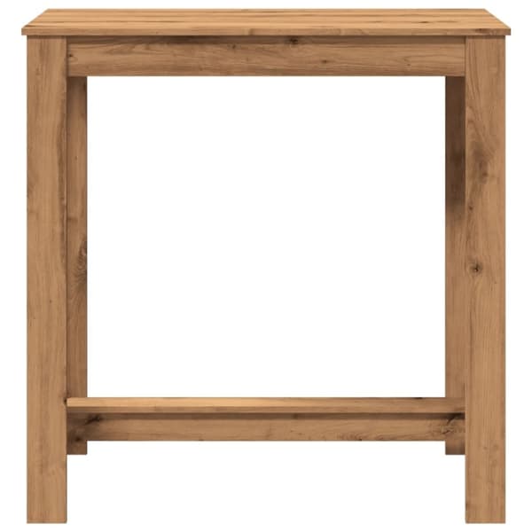 vidaXL barbord 102x50x103,5 cm konstrueret træ gammelt trælook