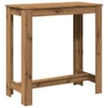 Miniatyrbillede 7 af 11: vidaXL barbord 102x50x103,5 cm konstrueret træ gammelt trælook