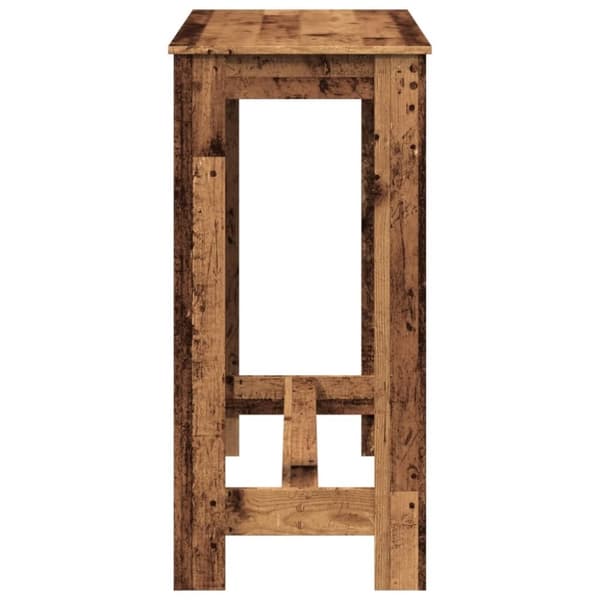 vidaXL Baaripöytä vanha puu 102x50x103,5 cm tekninen puu