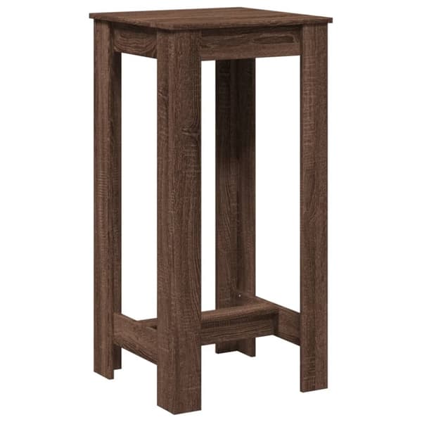 vidaXL Baaripöytä ruskea 51x50x103,5 cm tekninen puu
