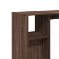 Pikkukuva 8 / 11: vidaXL Baaripöytä/hyllyt ruskea tammi 124x46x103,5 cm tekninen puu