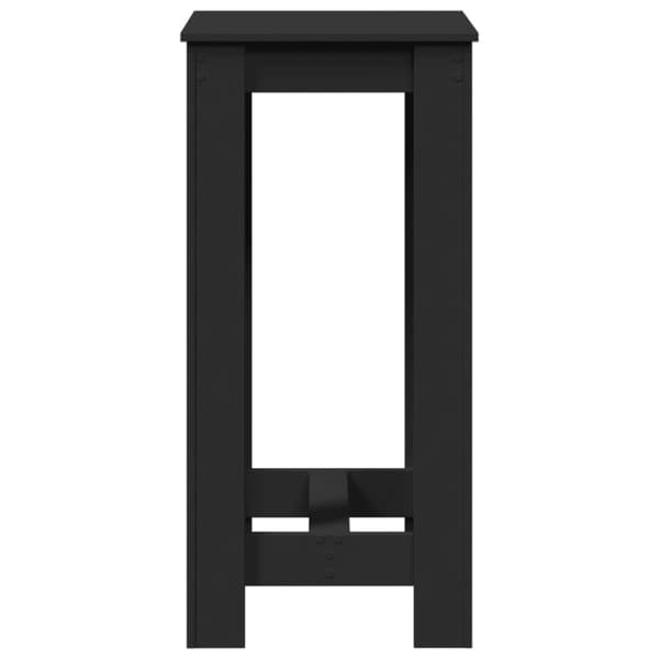vidaXL Baaripöytä musta 51x50x103,5 cm tekninen puu