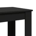 Pikkukuva 8 / 11: vidaXL Baaripöytä musta 51x50x103,5 cm tekninen puu