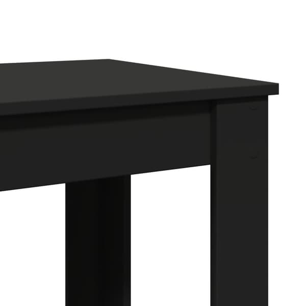 vidaXL Baaripöytä musta 51x50x103,5 cm tekninen puu
