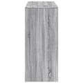 Miniatyrbilde 6 av 11: vidaXL Barbord med hylle grå sonoma eik 124x46x103,5 cm konstruert tre