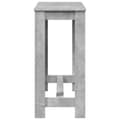 Miniatyrbilde 6 av 11: vidaXL Barbord betonggrå 102x50x103,5 cm konstruert tre