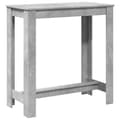 Miniatyrbilde 7 av 11: vidaXL Barbord betonggrå 102x50x103,5 cm konstruert tre