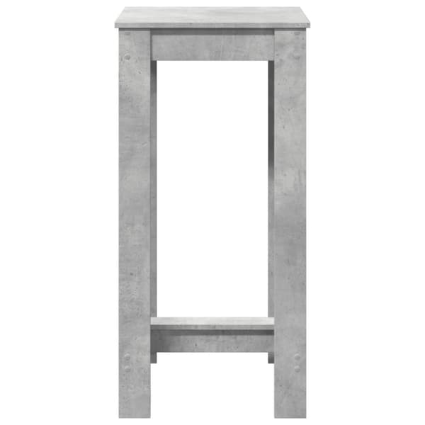 vidaXL Barbord betonggrå 51x50x103,5 cm konstruert tre