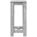 Miniatyrbilde 6 av 11: vidaXL Barbord betonggrå 51x50x103,5 cm konstruert tre