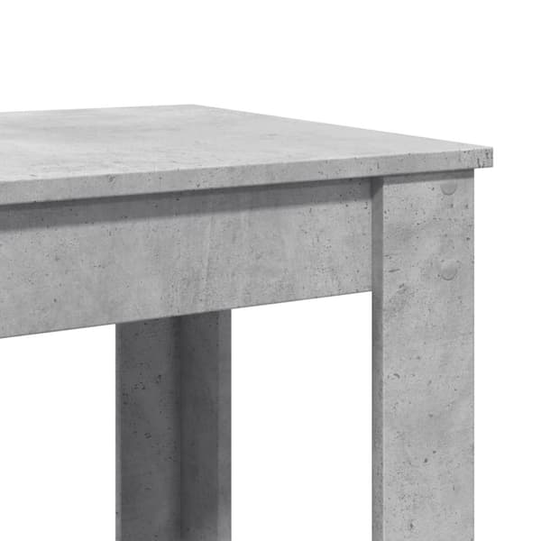 vidaXL Barbord betonggrå 51x50x103,5 cm konstruert tre