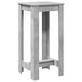 Miniatyrbilde 1 av 11: vidaXL Barbord betonggrå 51x50x103,5 cm konstruert tre