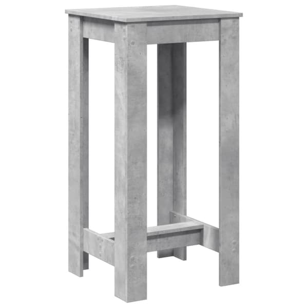 vidaXL Barbord betonggrå 51x50x103,5 cm konstruert tre