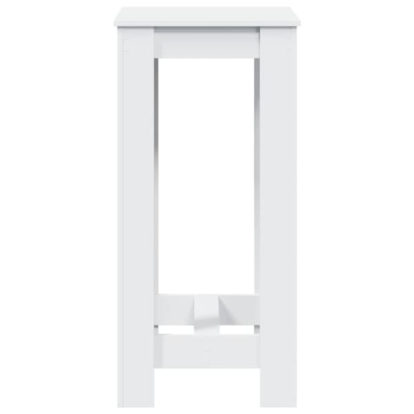 vidaXL Barbord vit 51x50x103,5 cm konstruerat trä