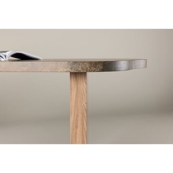 Eleonora spisebord oval 100x230 cm brun.