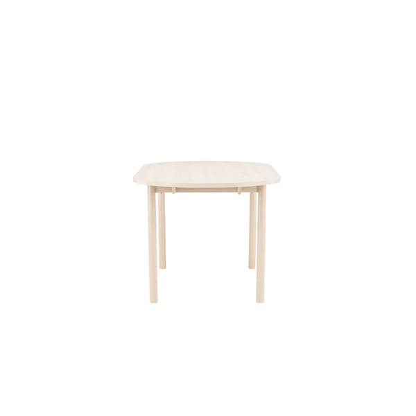 Andy spisebord oval 90x180 cm whitewash.