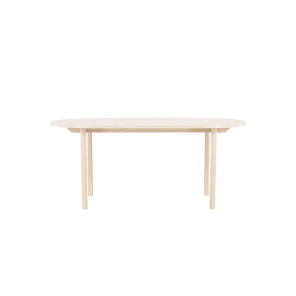Andy spisebord oval 90x180 cm whitewash.