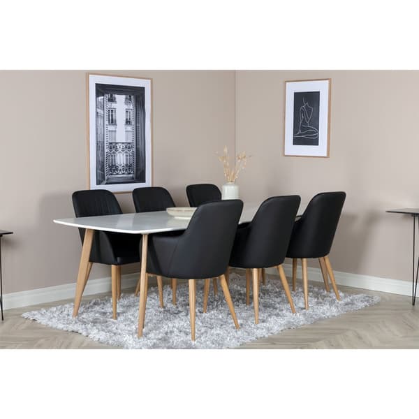 Polar spisebord 100x240 cm hvit.