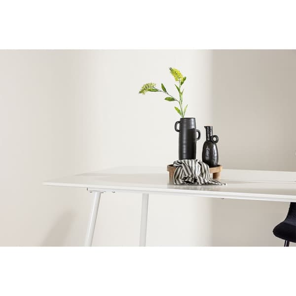 Silar spisebord 90x180 cm hvit.