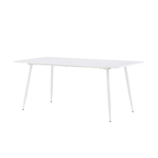 Silar spisebord 90x180 cm hvit.