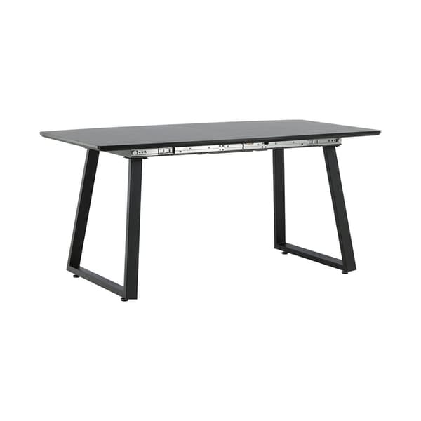 Inca spisebord 85x160 cm svart.