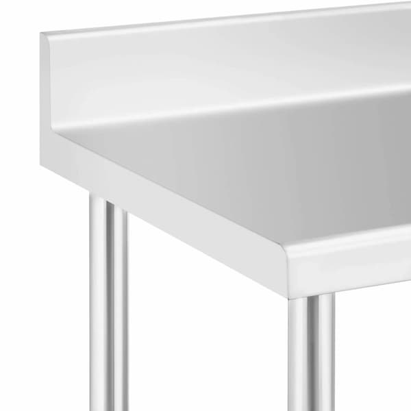 Bord, væghængt bordplade med kant, på hjul, 1 hylde, 100 x 60 cm, op til 155 kg