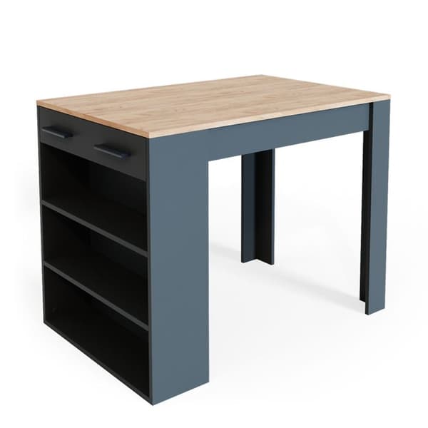 Vicco Repose Barbord, Antracit/Gyllene Ek, 67 x 100 cm