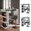 Miniatyrbild 2 av 6: Vicco Dana barbordsset, vitt, 108 x 50 cm med 2 barstolar