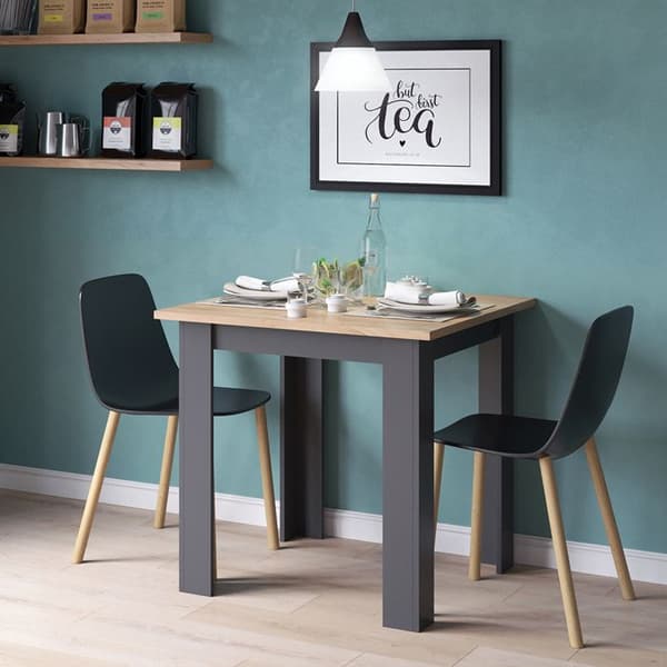 Vicco Karlos Matbord, Gyllene Ek, 80 x 80 cm