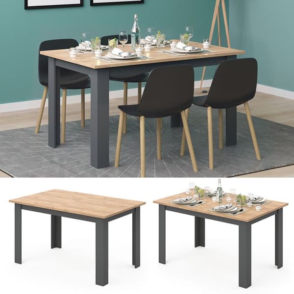 Vicco Karlos Matbord, Gyllene Ek, 140 x 90 cm