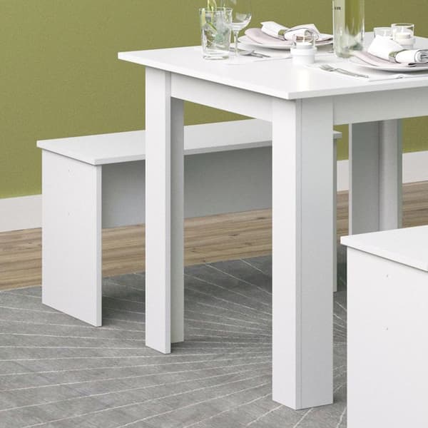 Vicco Bordsset Sittgrupp Matsalsset Sentio antracit ek 80 cm Matsalsbord Bänk