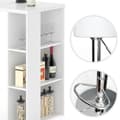 Miniatyrbild 6 av 6: Vicco Noel barbordsset, Vit, 120 x 60 cm med 2 barstolar