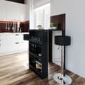 Miniatyrbild 4 av 6: Vicco Barbordsset, antracit, 80 x 57 cm med 2 barstolar