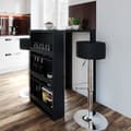 Miniatyrbild 5 av 6: Vicco Barbordsset, antracit, 80 x 57 cm med 2 barstolar
