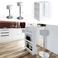 Miniatyrbild 2 av 5: Vicco Bar bord, Vit, 57 x 80 cm