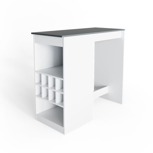 Vicco Ross barbord, vit/antracit, 115 x 50 cm