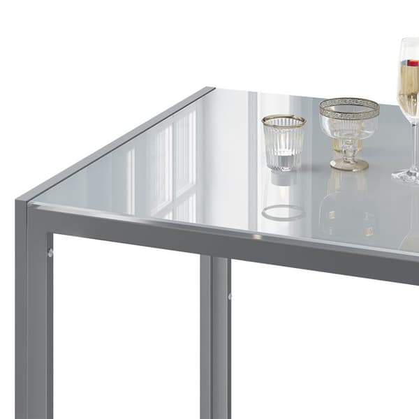 Vicco Stort Matbord, Grå, 120 x 75 cm