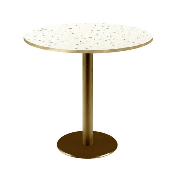 Runt bord Ø 70 cm Rom bistro terrazzo