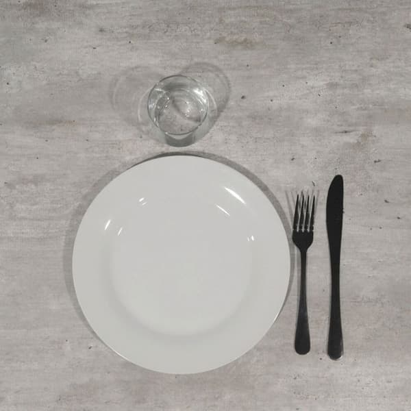 Bord 70 x 70 cm - Rom naturbetong modell