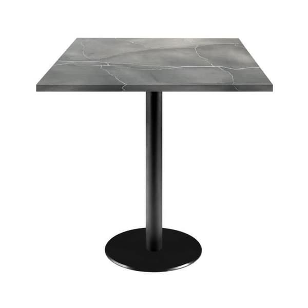Tabell - Rom - 70 x 70 cm - Marbré Lune Bleue - 2 Platser - Skandinavisk Stil