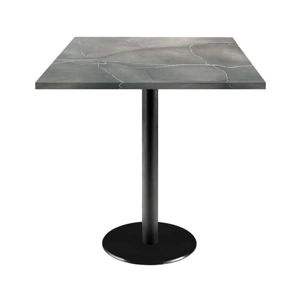 Tabell - Rom - 70 x 70 cm - Marbré Lune Bleue - 2 Platser - Skandinavisk Stil