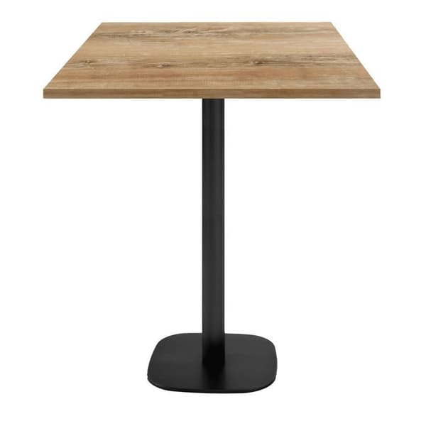 Högt bord 70 x 70 cm - Rund slovensk ek modell