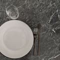 Miniatyrbild 4 av 4: Högt bord 60 x 60 cm Rome bistro blank svart marmor