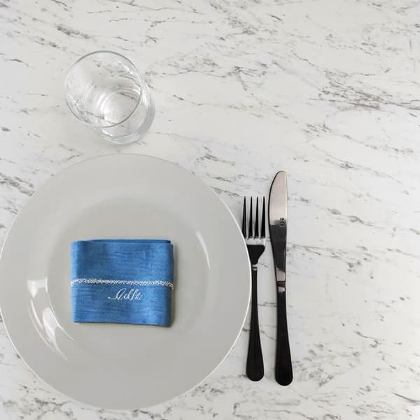 Högt bord 60 x 60 cm - Milan calacatta marmor modell