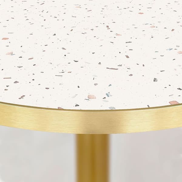 Runt bord Ø 120 cm Rom bistro terrazzo
