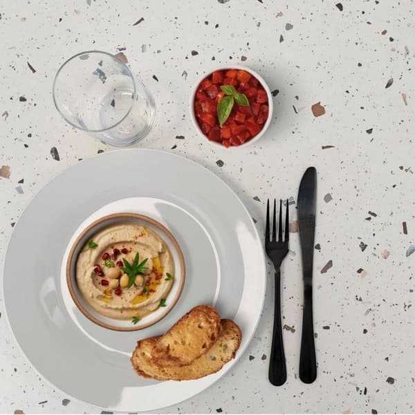 Runt bord Ø 120 cm Rom bistro terrazzo